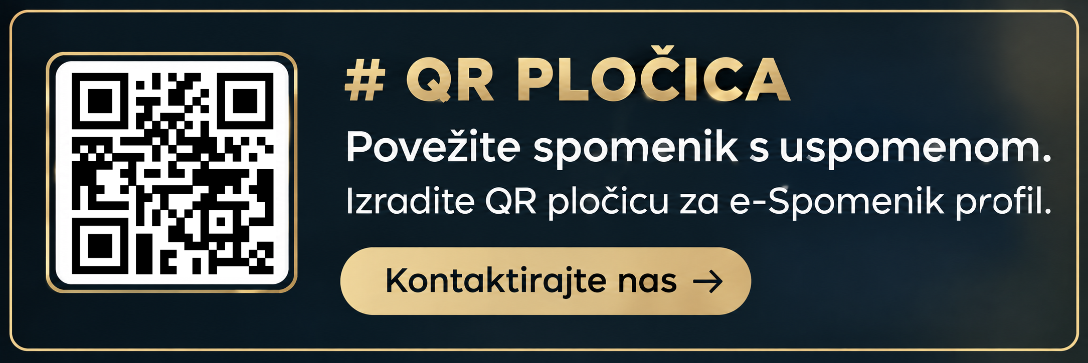 QR pločica - Povežite spomenik s uspomenom